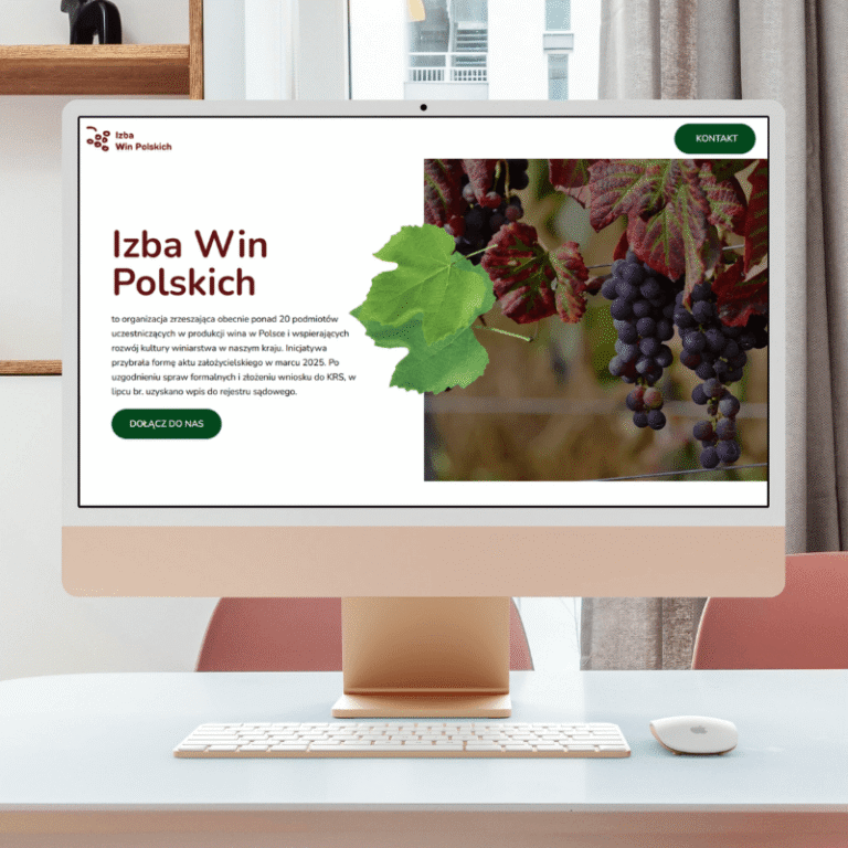 strona internetowa WordPress - Izba Win Polskich