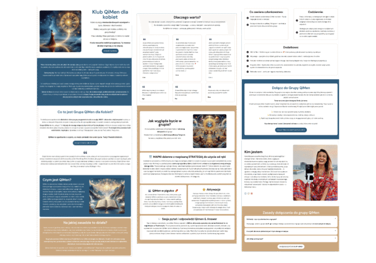 Landing page - Korina Qi