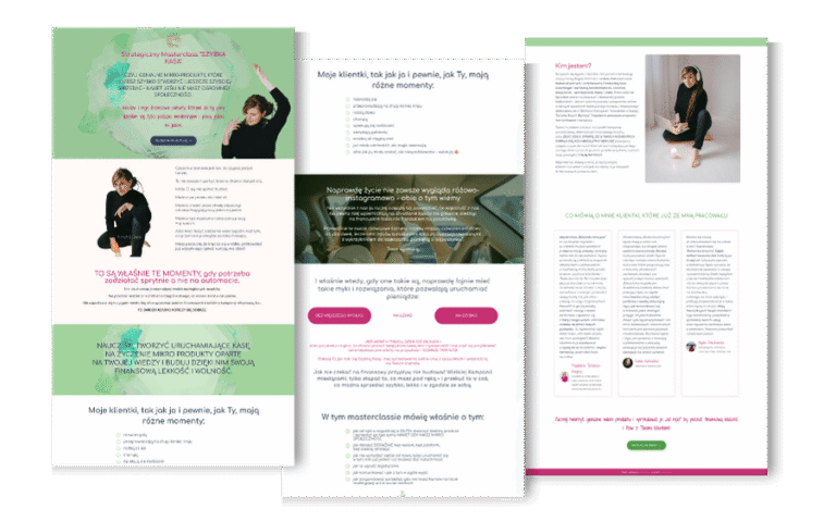 Landing page - Strategiczny masterklass
