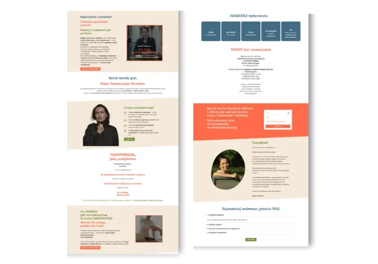 Landing page - Webinar – Zacznij rozmawiać jak partner – Barbara Sadurska_ - [barbarasadurska.pl]