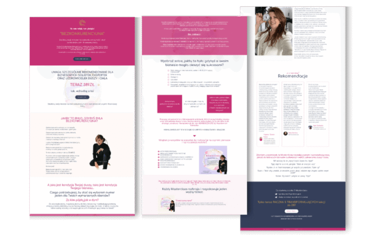 Landingpage - Bezkonkurencyjna
