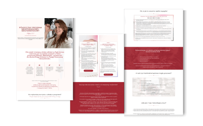 Landing page sprzedażowy