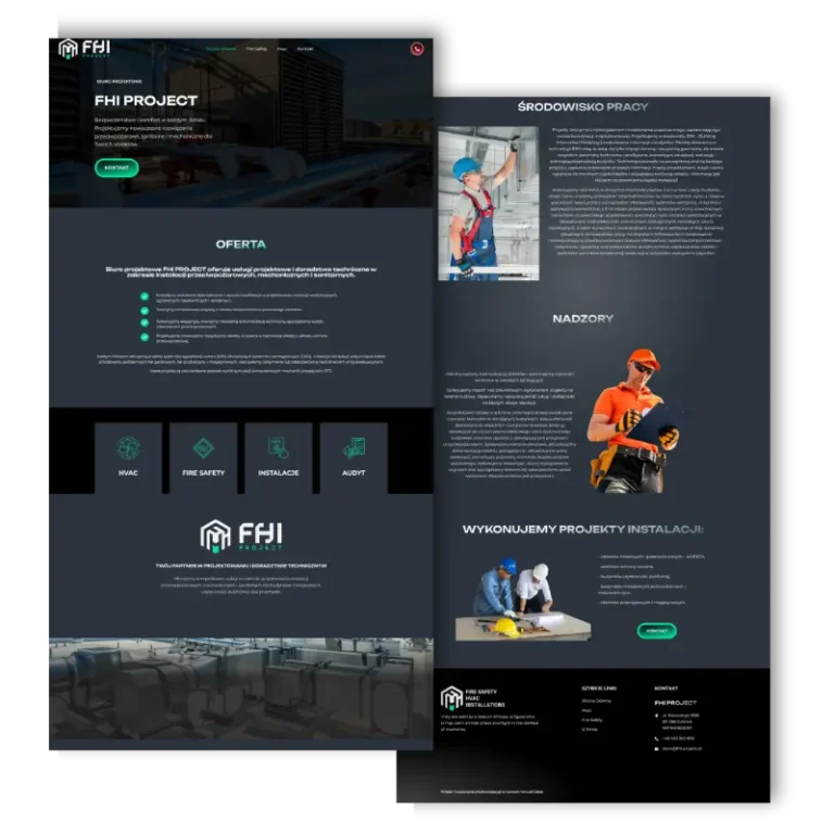 Portfolio stron FHI
